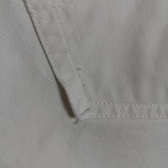 Vintage Get! Bermuda Shorts Size Junior 11/12 White 5 Working Pockets - Picture 11 of 12